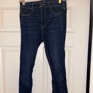Dark blue stretchy hollister jean leggings